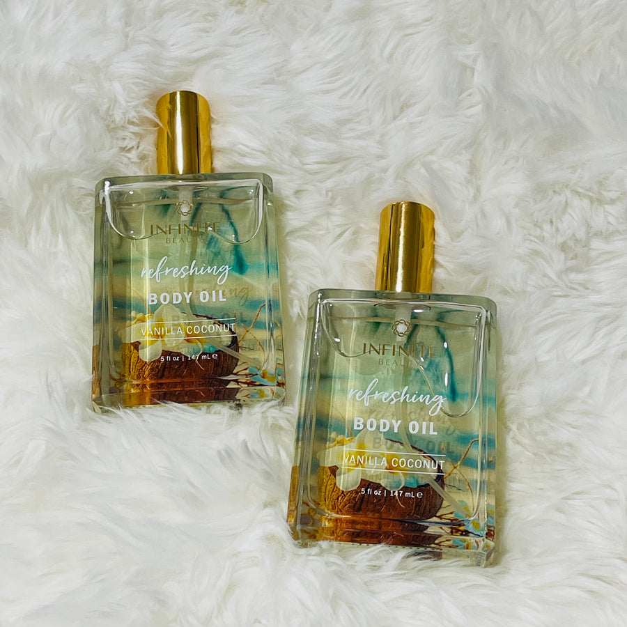 Infinite Beauty Refreshing Body Oil Vanilla Coconut 147ml