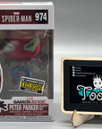 PETER PARKER  Velocity Suit 974 EE Exclusive GamerVerse  Spider Man Funko Pop Tootle Ph