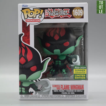 Elemental Hero FLAME WINGMAN 1609 2024 Summer Convention LE YUGIOH Funko Pop Tootle Ph