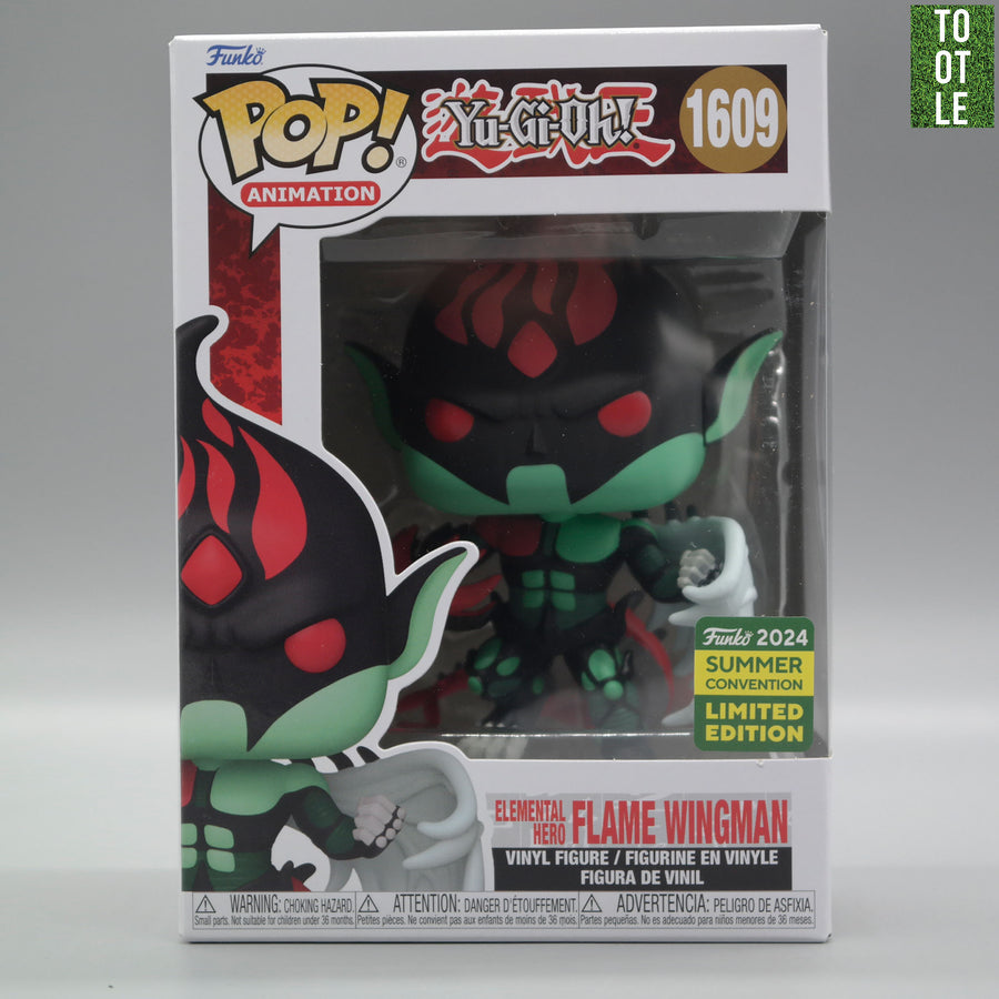 Elemental Hero FLAME WINGMAN 1609 2024 Summer Convention LE YUGIOH Funko Pop Tootle Ph