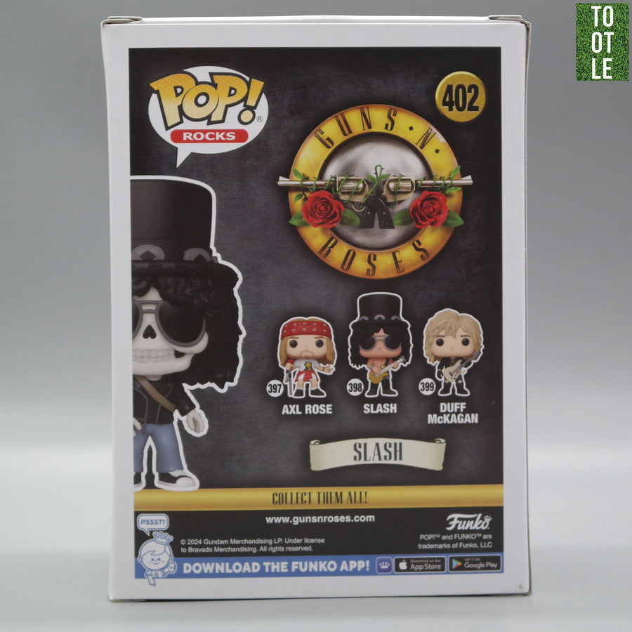 SLASH Ghostface 402 Funko Exclusive GUNS N' ROSES Funko Pop Rocks Tootle Ph