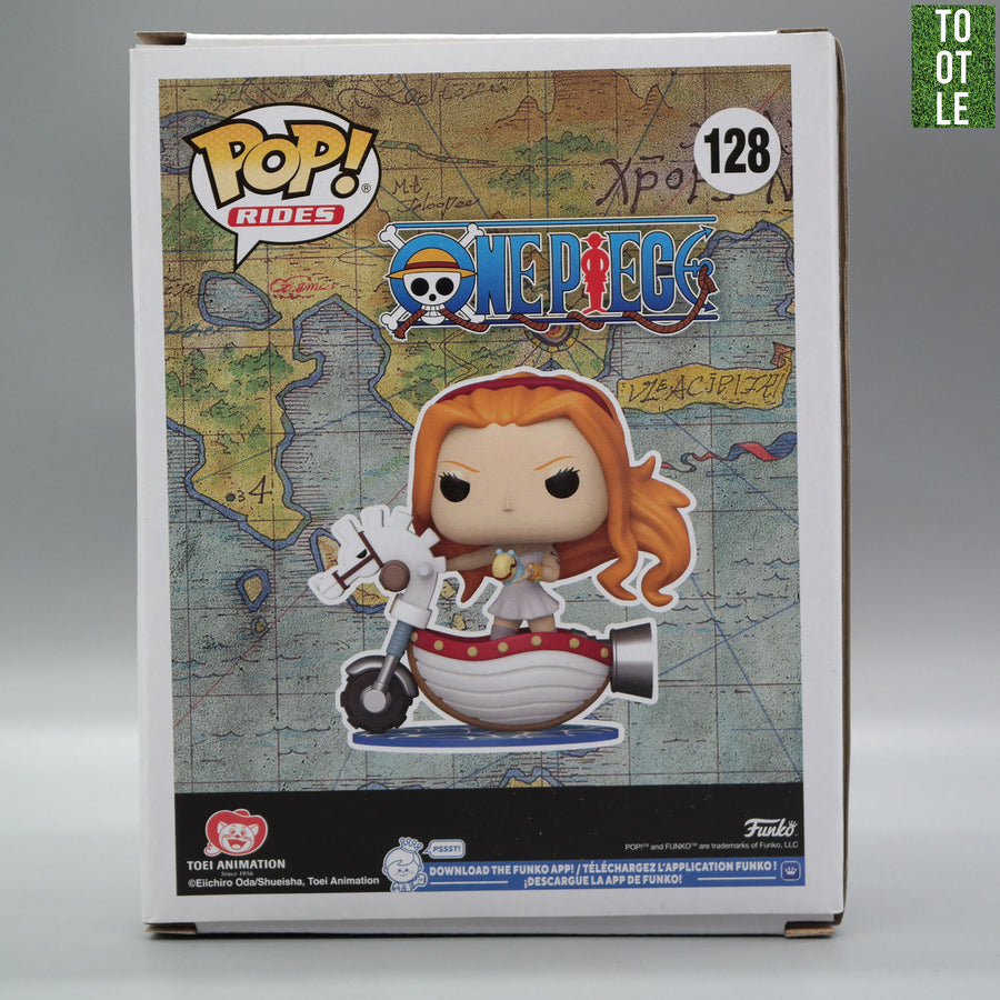 NAMI with White Hobby Horse 128 Wondrous Convention LE One Piece Funko Pop Tootle Ph