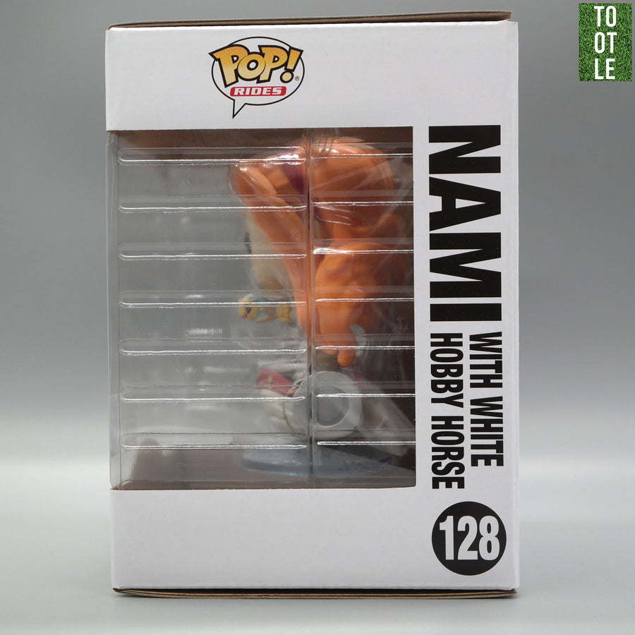 NAMI with White Hobby Horse 128 Wondrous Convention LE One Piece Funko Pop Tootle Ph