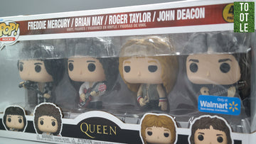 Queen 4 Pack Mercury May Taylor Deacon Walmart Exclusive Funko Pop Rocks Tootle ph NEAR MINT