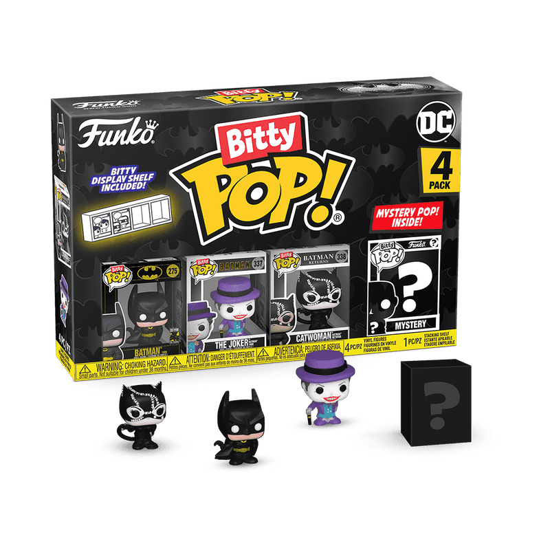 BITTY POP DC Batman 85th Anniversary 4-Pack Series 1 to 4 Funko Bitty Pop Tootle ph