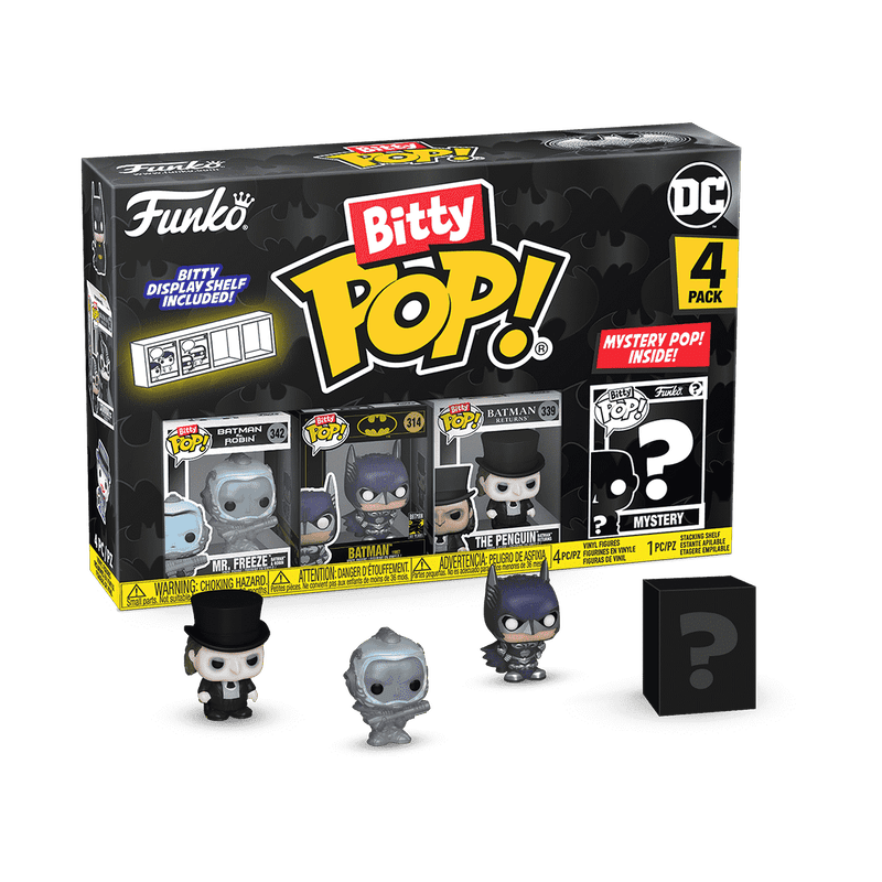 BITTY POP DC Batman 85th Anniversary 4-Pack Series 1 to 4 Funko Bitty Pop Tootle ph