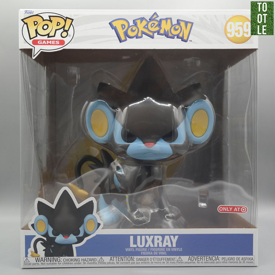 LUXRAY 959 Only at Target Pokemon JUMBO 10 inch Funko Pop Tootle ph