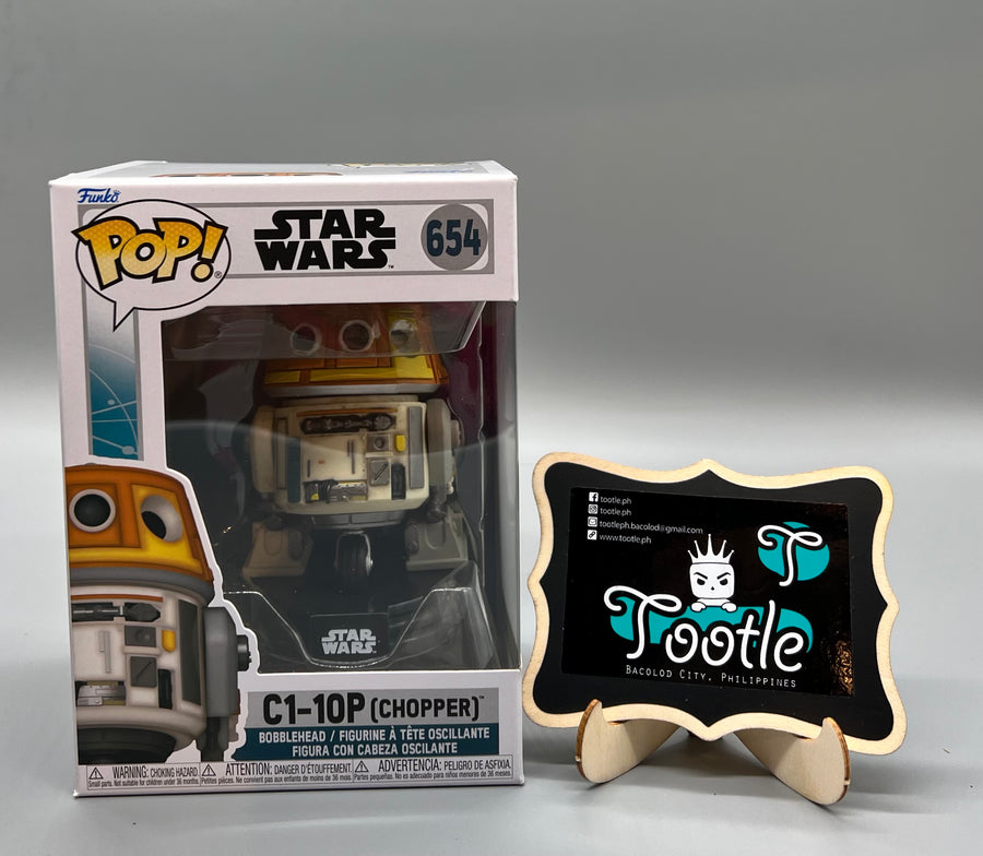 C1 10P Chopper StarWars Ahsoka 654 Funko Pop Tootle Ph