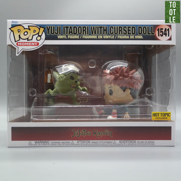 YUJI ITADORI with CURSED DOLL 1541 Hot Topic Exclusive Jujutsu Kaisen JJK Funko Pop Moment Tootle ph
