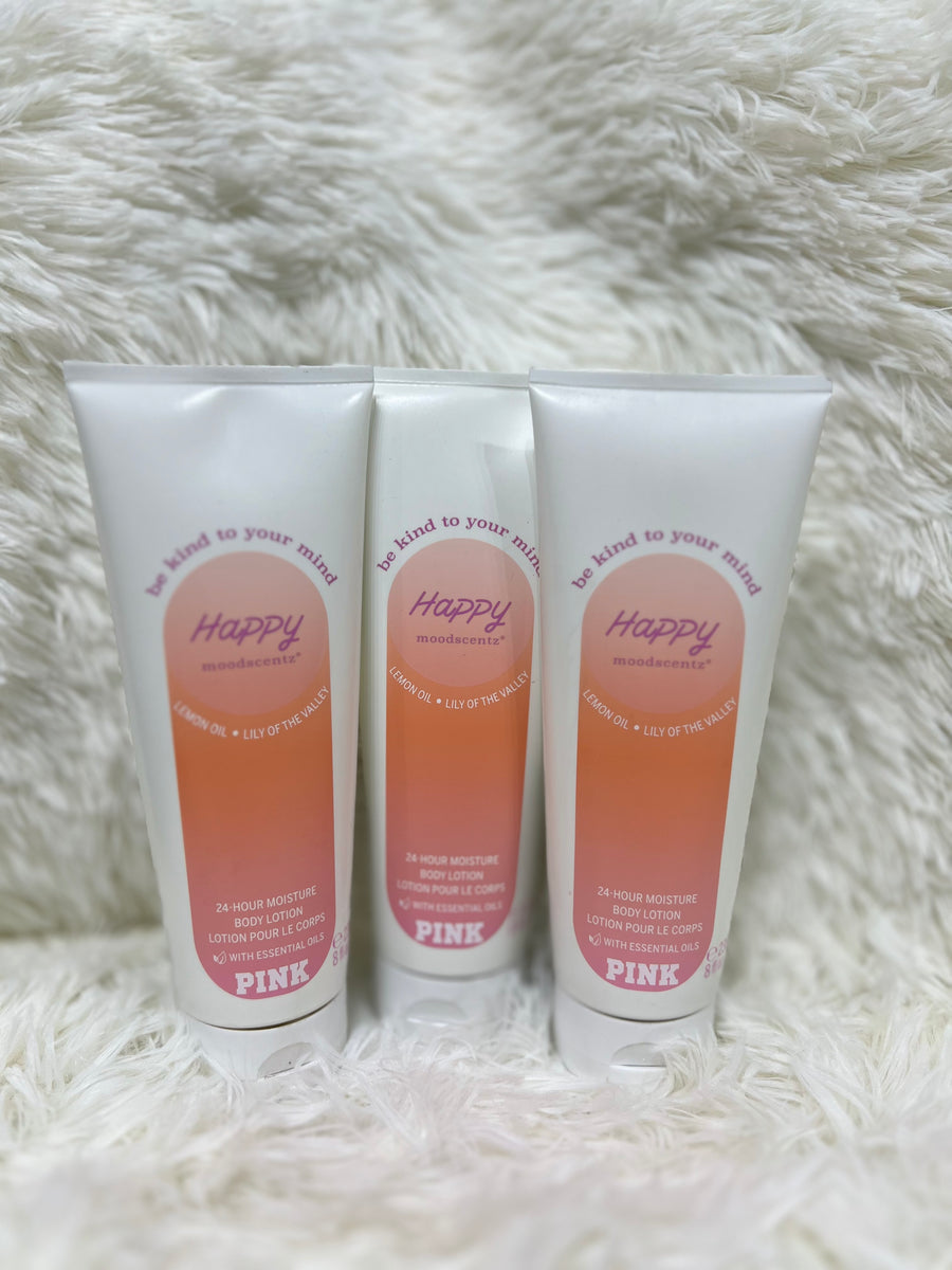 Pink Body Lotion Happy