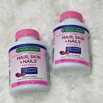 Nature's Bounty Hair Skin & Nails 250 Liquid Softgels