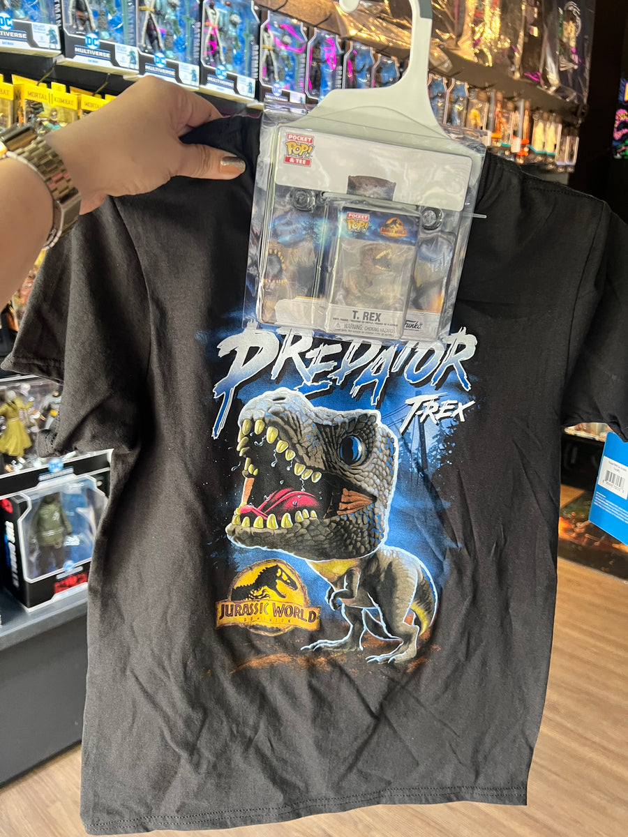 Funko Pocket Pop & Tee! Jurassic World "T Rex" (For Kids)