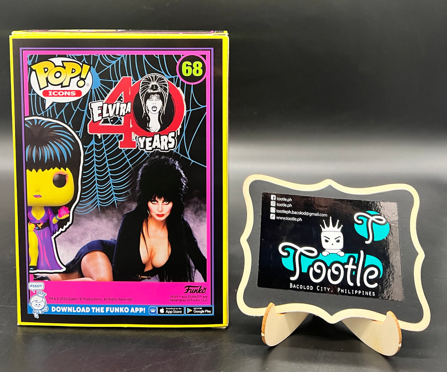 EVIRA 68 EE Exclusive Black Light Edition Elvira 40 Years Funko Pop Icons Tootle ph