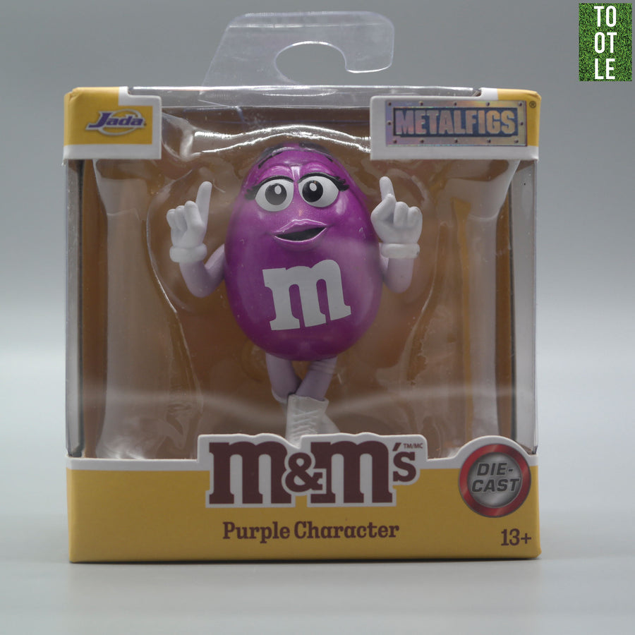 Jada M&M'S Purple Character 3" Figure DIECAST M&M Metalfigs Collectible Tootle Ph