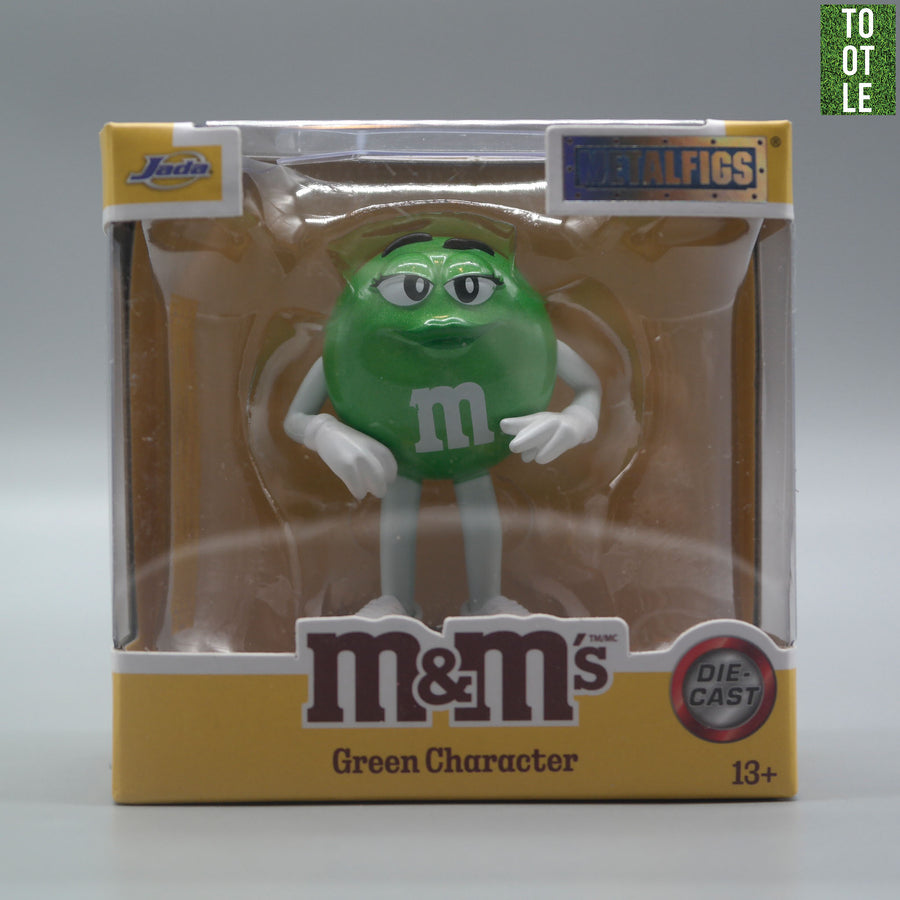 Jada M&M'S Green Character 3" Figure DIECAST M&M Metalfigs Collectible Tootle Ph