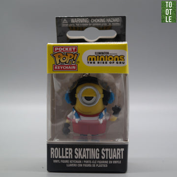 ROLLER SKATING STUART - Pocket Pop Keychain Minions The Rise of Gru Tootle ph