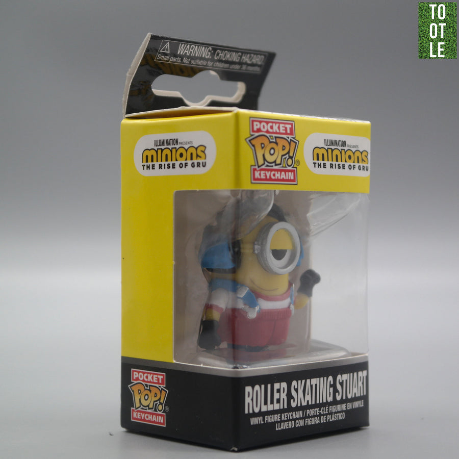 ROLLER SKATING STUART - Pocket Pop Keychain Minions The Rise of Gru Tootle ph