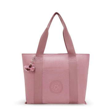 Kipling Era Medium Tote Bag Flouncy Pink
