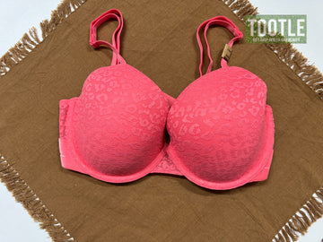 Victoria's Secret  Lace Bra  Salmon Pink 32DD