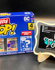 BITTY POP DC Comics 4-Pack Series 1 to 4 with Mystery Bitty Funko Pop Tootle ph