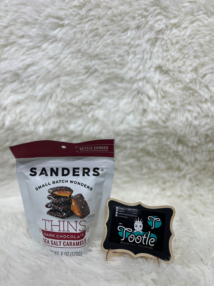 Sanders Dark Chocolate Sea Salt Caramel 170g