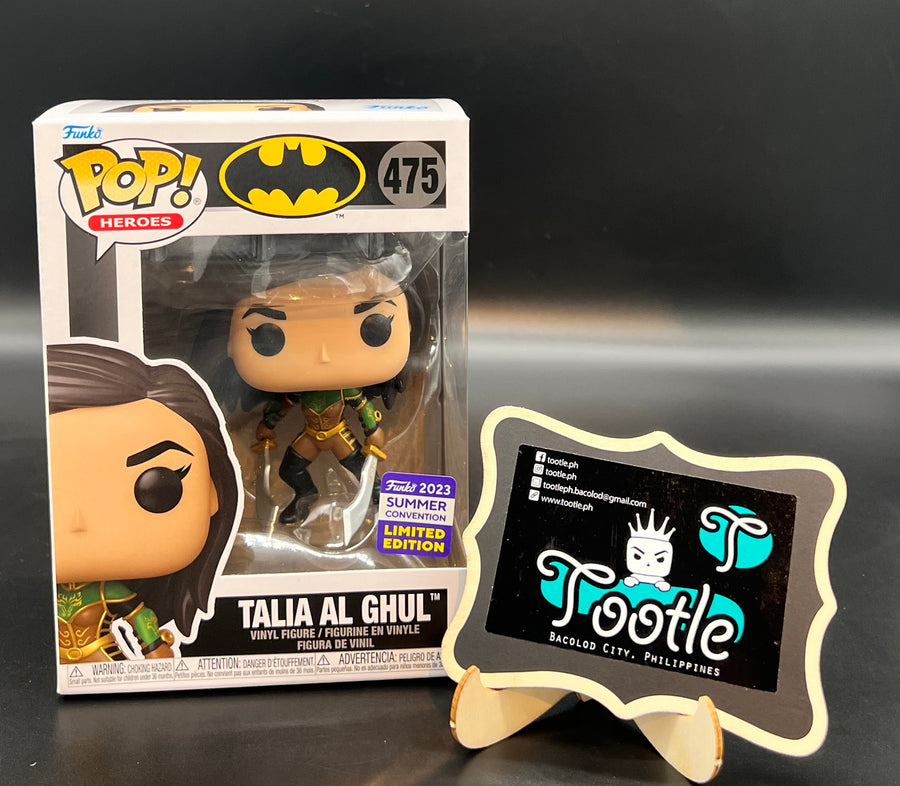 TALIA AL GHUL 475 Funko 2023 Summer Convention LE BATMAN Funko Pop Heroes Tootle ph