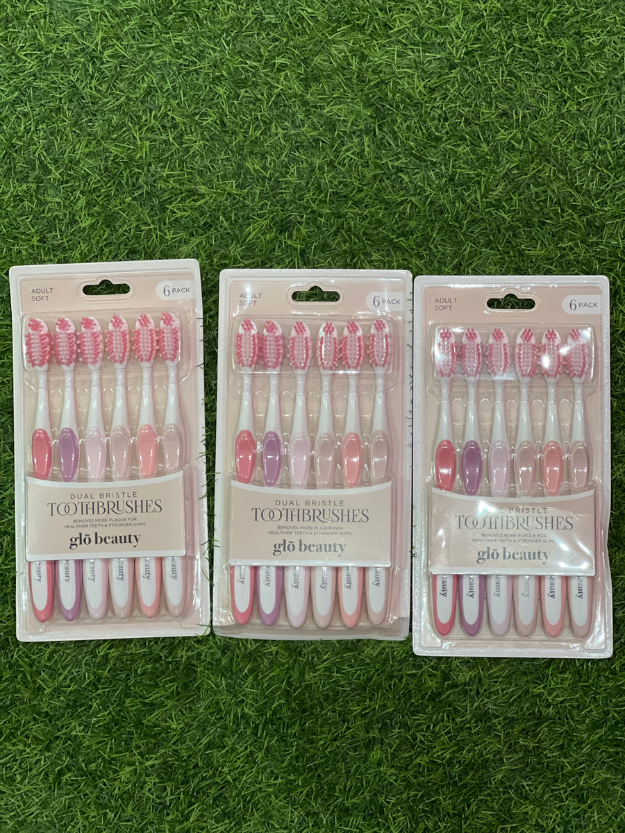 Glo Beauty Toothbrush  6 pack
