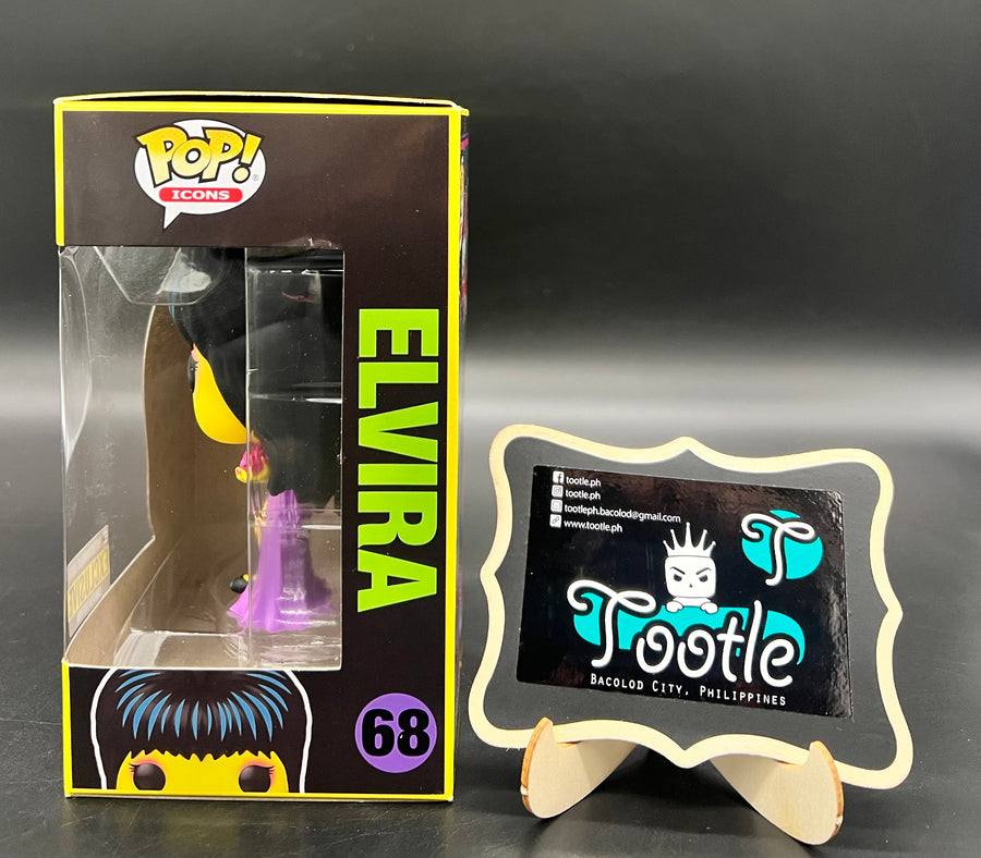 EVIRA 68 EE Exclusive Black Light Edition Elvira 40 Years Funko Pop Icons Tootle ph