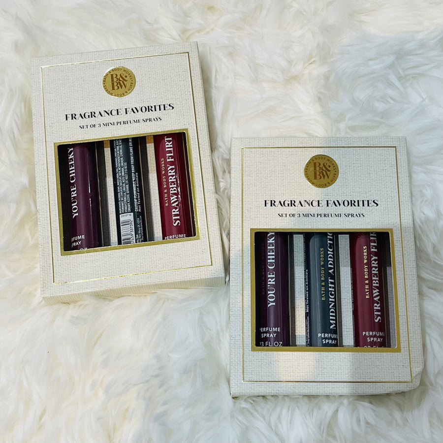 Bath and Bodyworks Fragrance Favorites Set of 3
