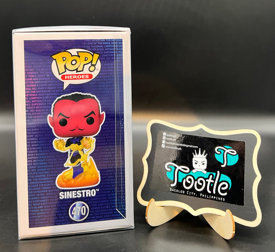 Funko Pop Heroes! WB 470 "Sinestro" (Funko Exclusive)