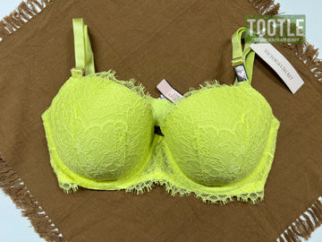 Victoria's Secret  Lace Bra  Neon Green 32DD