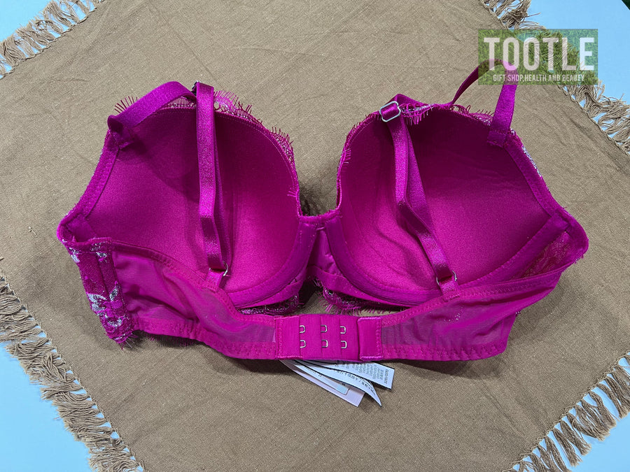 Victoria's Secret  Lace Bra  Magenta 32D