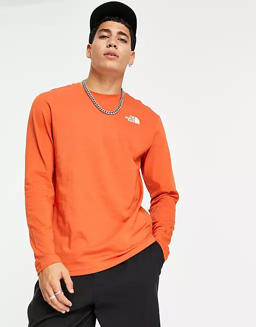 The North Face Shirt Sweatshirt Orange