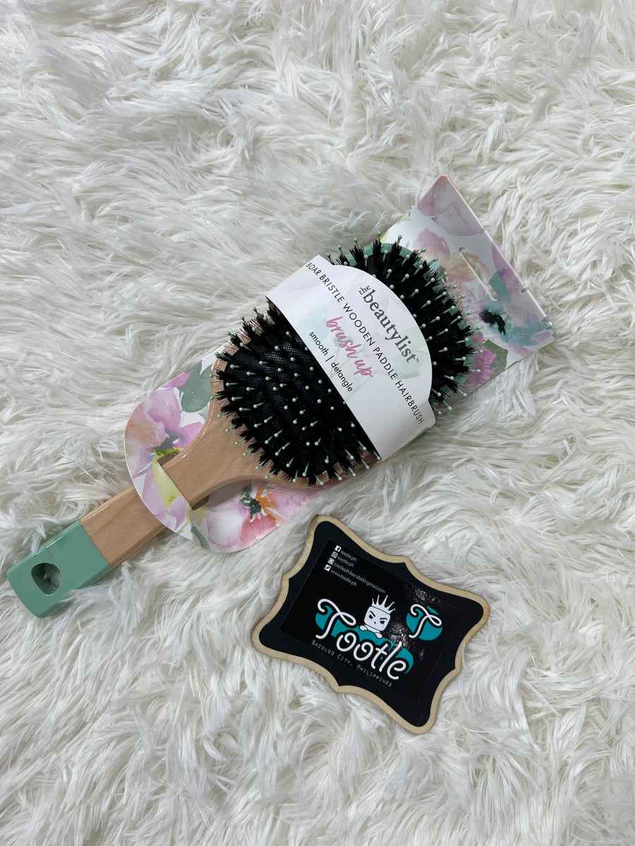 THE BEAUTYLIST WOODEN PADDLE HAIR BRUSH