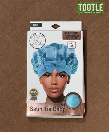Jenny Capp Satin Tie Capp Blue