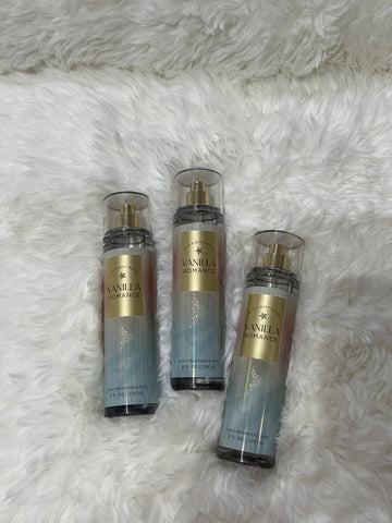 Bath and Bodyworks  Vanilla Romance Fine Fragrance Mist 236 ml