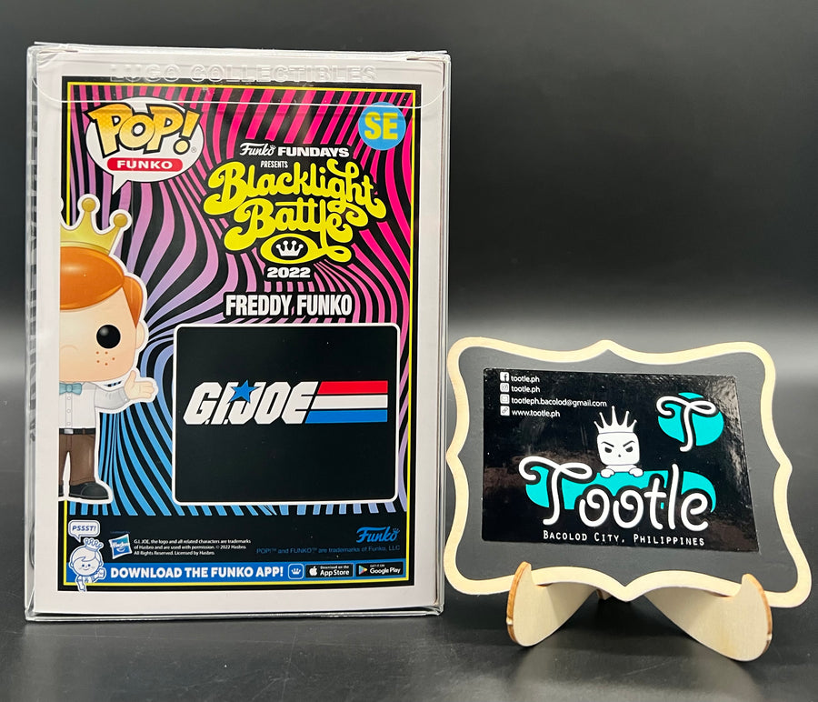 Freddy Funko as DESTRO BLACKLIGHT 2022 (4,000 pcs Limited Edition)