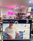 Nautica Cotton V Neck Shirts 3 Pack