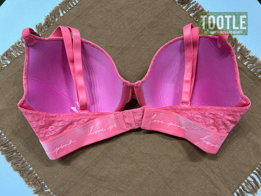 Victoria's Secret  Lace Bra  Salmon Pink 32DD