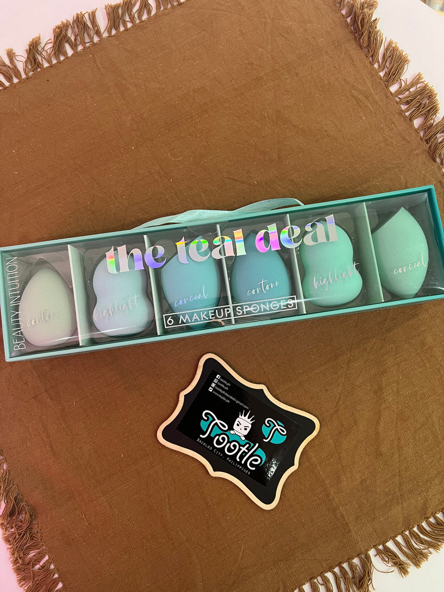 Beauty Intuition Make Up Sponge The Teal Deal 6 pcs