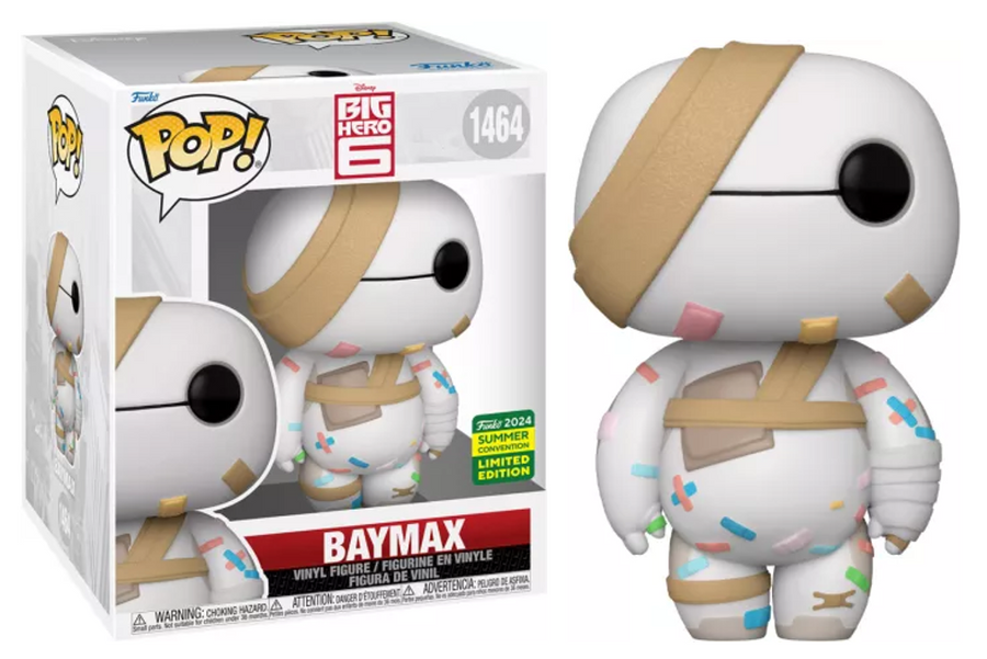 BAYMAX 1464 2024 Summer Convention LE Big Hero 6 Funko Super Pop 6 Inch Tootle ph