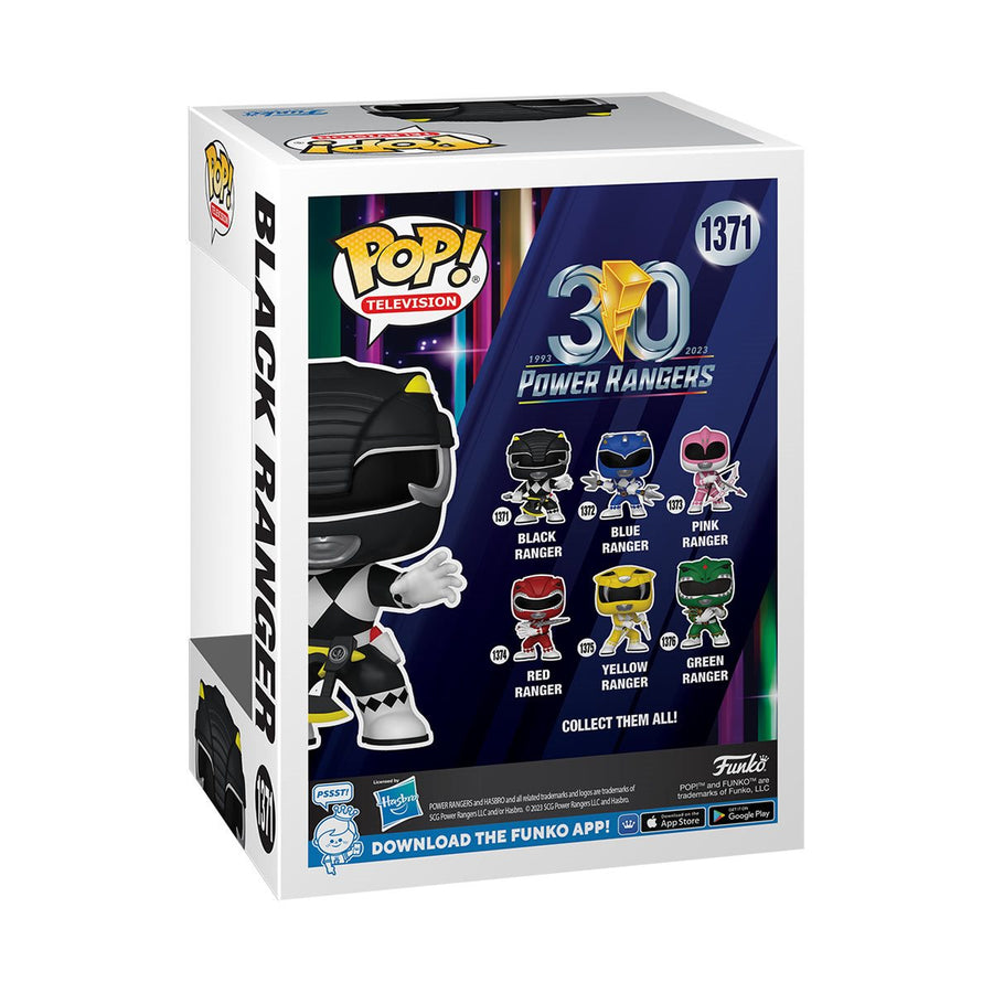 BLACK RANGER 1371 Mighty Morphin Power Rangers 30th Anniversary Funko Pop! Vinyl Figure Tootle ph