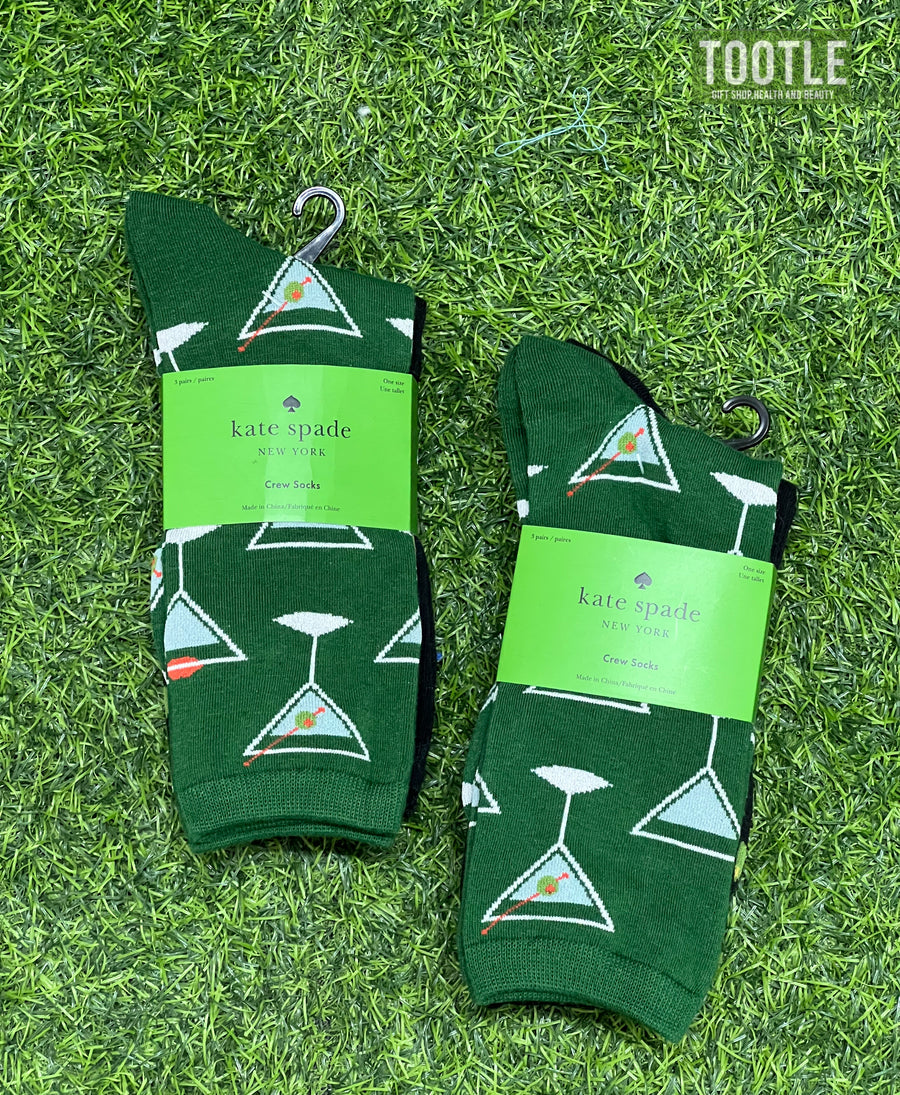 KATE SPADE NEW YORK CREW SOCKS