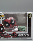 DEADPOOOL Lounging 1413 EE Exclusive Marvel Deadpool  Funko Pop Tootle ph