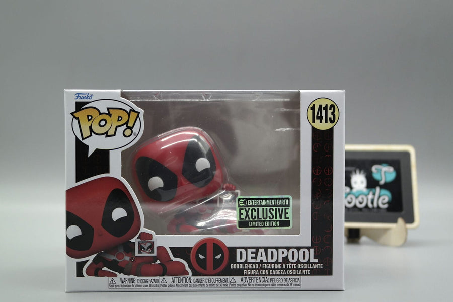 DEADPOOOL Lounging 1413 EE Exclusive Marvel Deadpool  Funko Pop Tootle ph