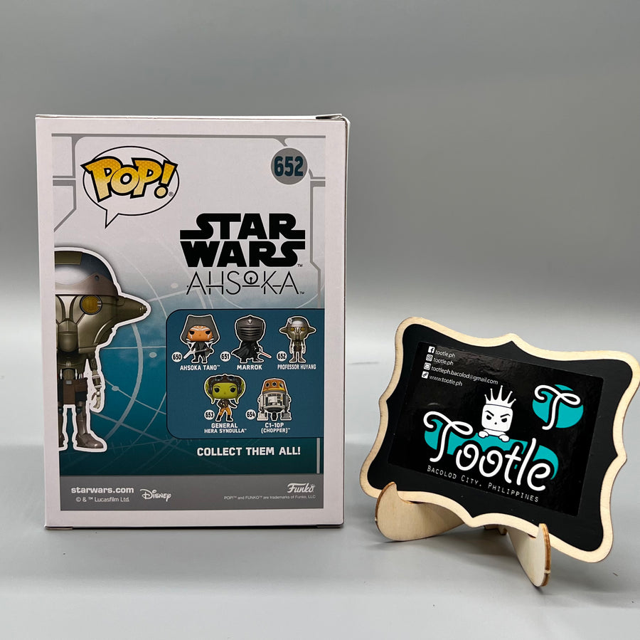 PROFESSOR HUYANG 652 Star Wars Ahsoka Funko Pop Tootle Ph