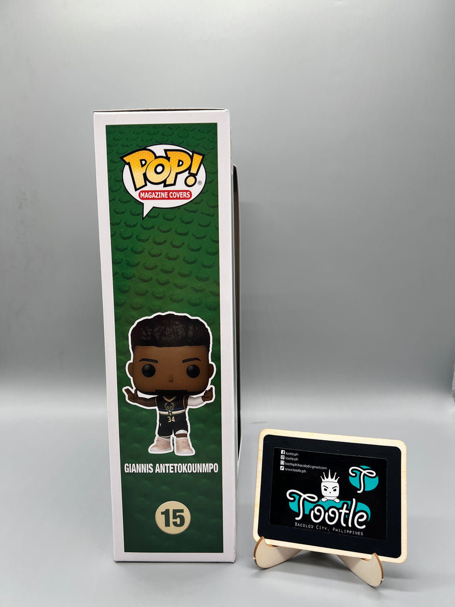 NBA SLAM Giannis Antetokounmpo Funko Pop! Cover Figure #15 with Case