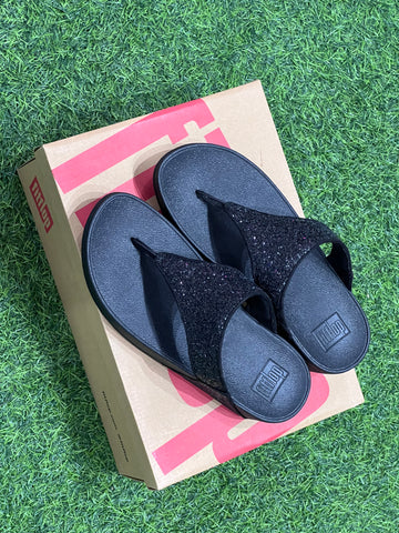 Fitflop Women Lulu Glitters Black