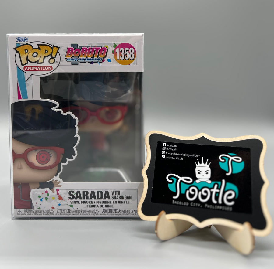 SARADA with SHARINGAN 1358 - BORUTO Naruto Next Gen Funko Pop Animation