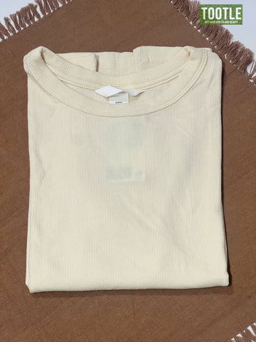 H & M Basic Rib Shirt Women